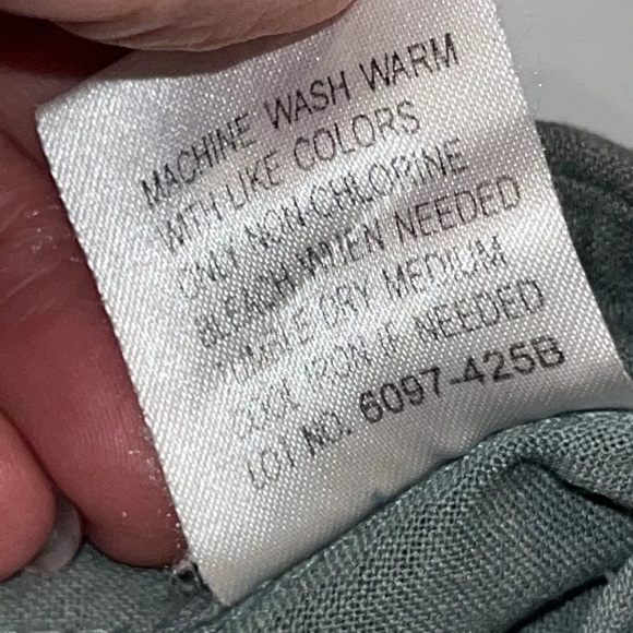 CLASSICS by Palmland GREEN cable knit COLLARED SHIRT Henley DAD GRANDPA VINTAGE - Picture 5 of 13